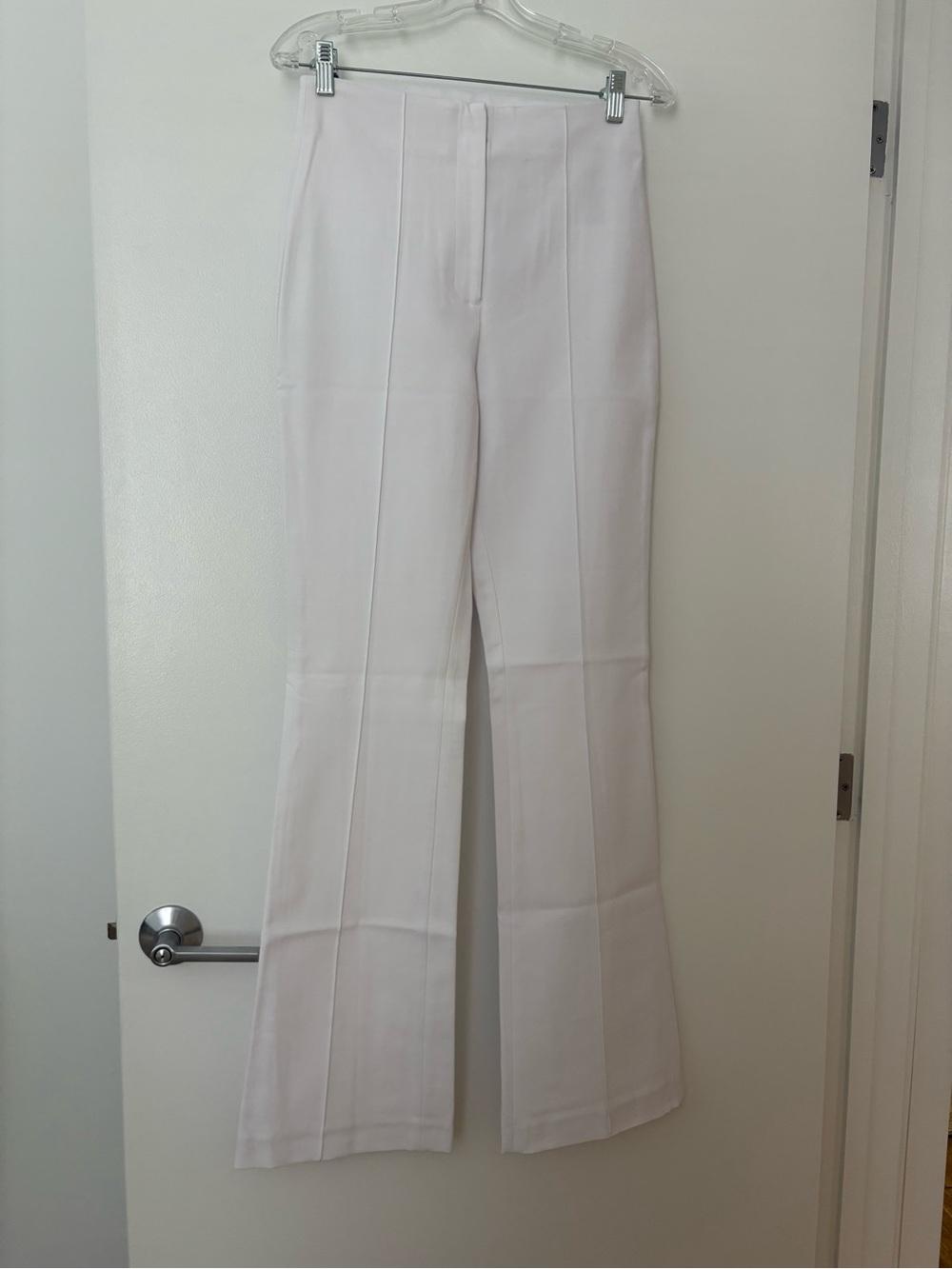 Marciano White High-Rise Flare Pants size 6 BNWT